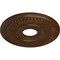Ekena Millwork Berkshire Ceiling Medallion (Canopies up to 7"), 15 3/4"OD x 3 7/8"ID x 3/4"P, Root Beer Crackle CM15BERBC - alternate 4